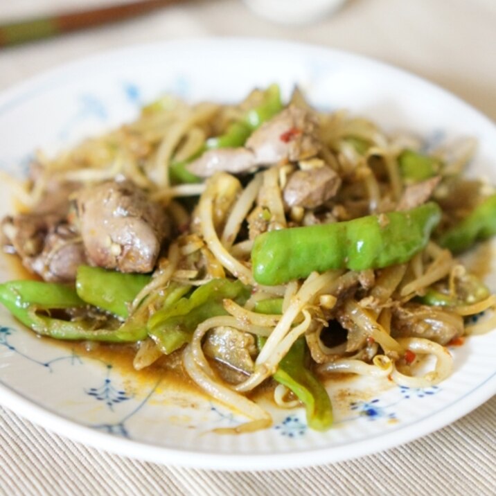 美味しくって鉄分たっぷり!鶏レバーの中華炒め